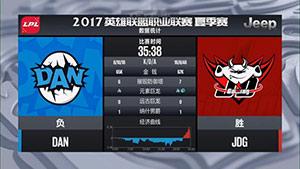 lpl夏季赛JDG vs DAN直播回顾 JDG2:0轻取DAN