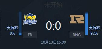 LOLS7小组赛第二轮FB vs RNG赛事直播 RNG全军出击