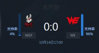 LOLS7小组赛第二轮MSF vs WE赛事直播 WE收官之战