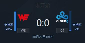 LOLS7八强赛WE vs C9比赛直播 收官战