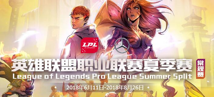 英雄联盟2018年LPL夏季赛最新积分榜（第五周）