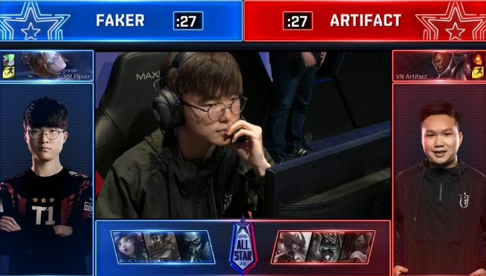 英雄联盟2018全明星淘汰赛比赛视频 Faker vs Maple