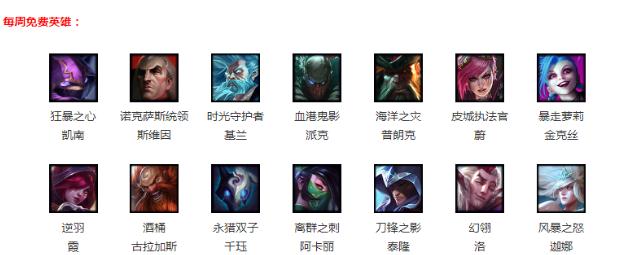 lol本周免费英雄攻略 5月25日周免英雄出装推荐