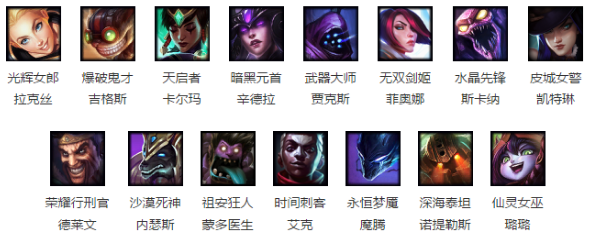 lol本周周免英雄 8月23日免费英雄更新